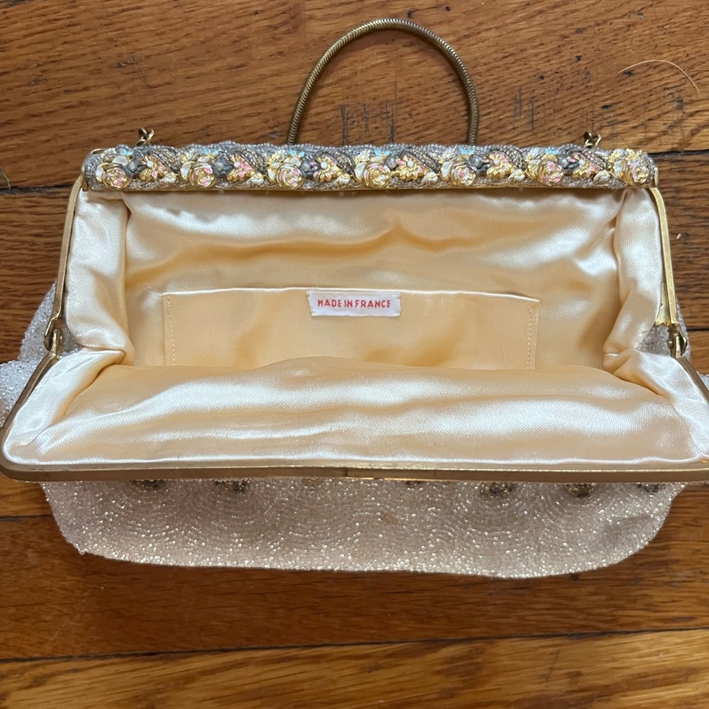 Vintage beaded purse with change purse - Picture 7 of 11